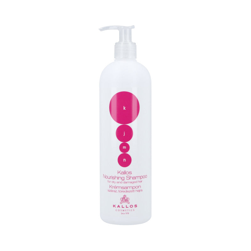 KALLOS KJMN NOURISHING Kremowy szampon nawilżający do włosów suchych 500ml