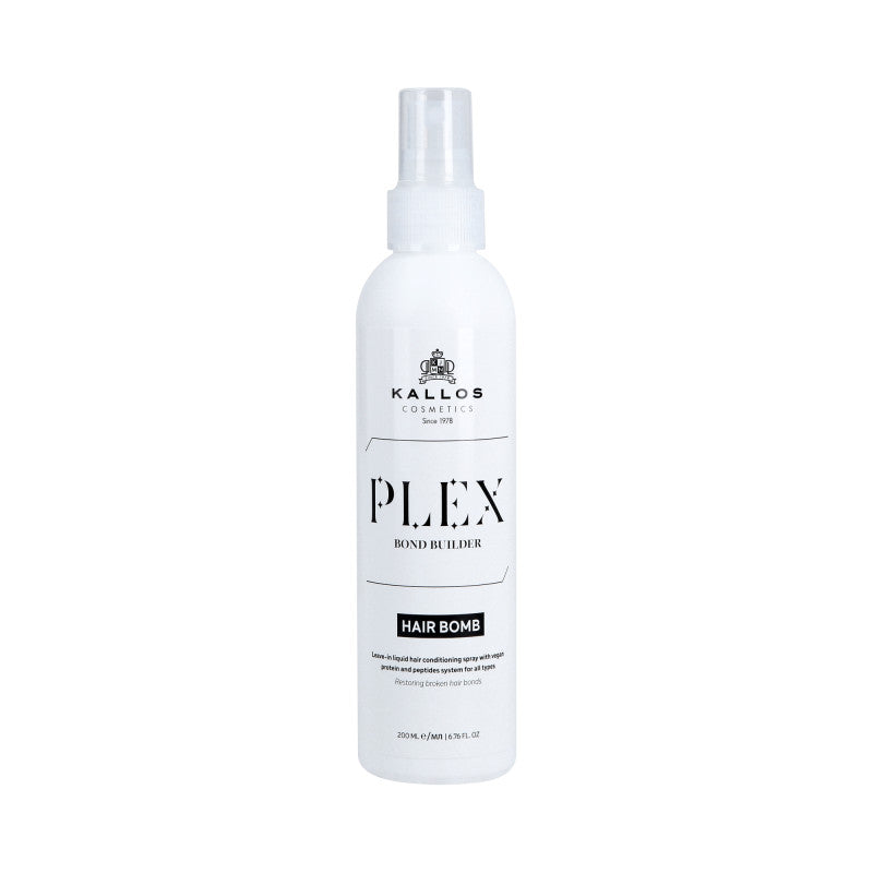 KALLOS PLEX BOND BUILDER HAIR BOMB Odżywka do włosów z białkiem roślinnym i kompleksem peptydów 200ml
