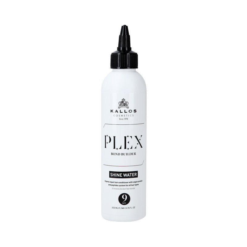 KALLOS PLEX SHINE WATER Kuracja regenerująca do włosów zniszczonych 200ml