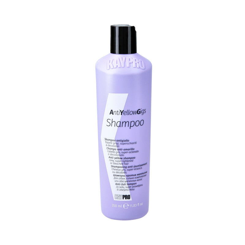 KAYPRO ANTI YELLOW GIGS Fioletowy szampon do włosów blond i siwych 350 ml