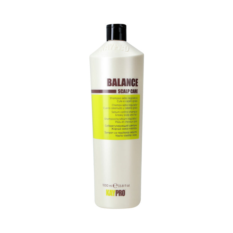 KAYPRO BALANCE Oczyszczający szampon do włosów ze skłonnością do przetłuszczania 1000 ml