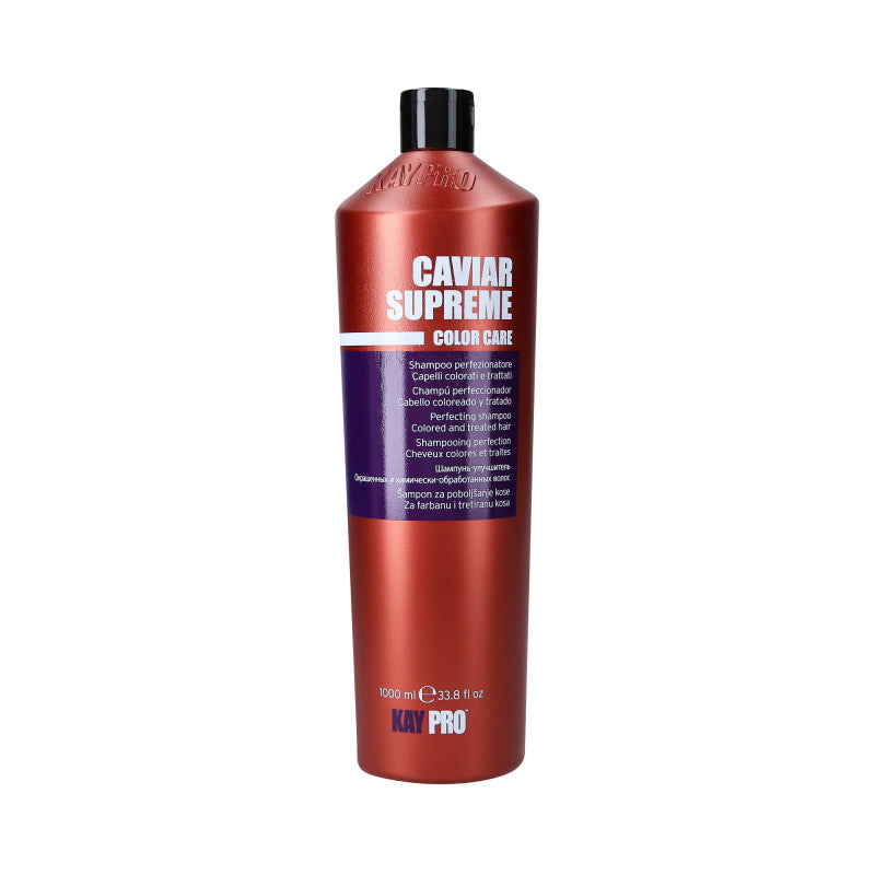 KAYPRO CAVIAR SUPREME Szampon do włosów farbowanych przedłużający intensywność koloru 1000 ml