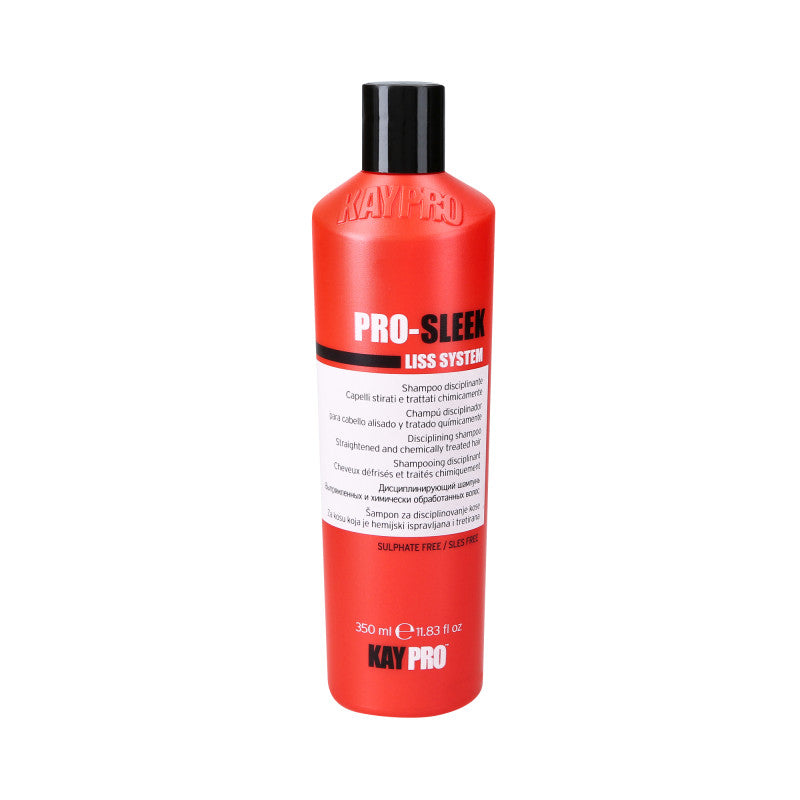 KAYPRO PRO-SLEEK Wygładzający szampon do włosów bez SLS 350 ml