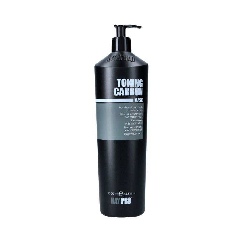 KayPro KAYPRO TONING CARBON Nawilżająca maska do włosów blond neutralizująca żółte refleksy 1000 ml — Składniki i ocena