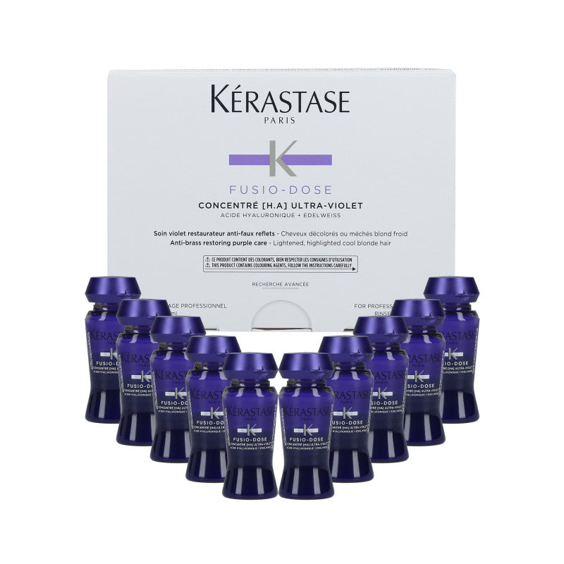 KERASTASE BLOND ABSOLU Ultra-Violet Ampułki do włosów blond 10x12ml