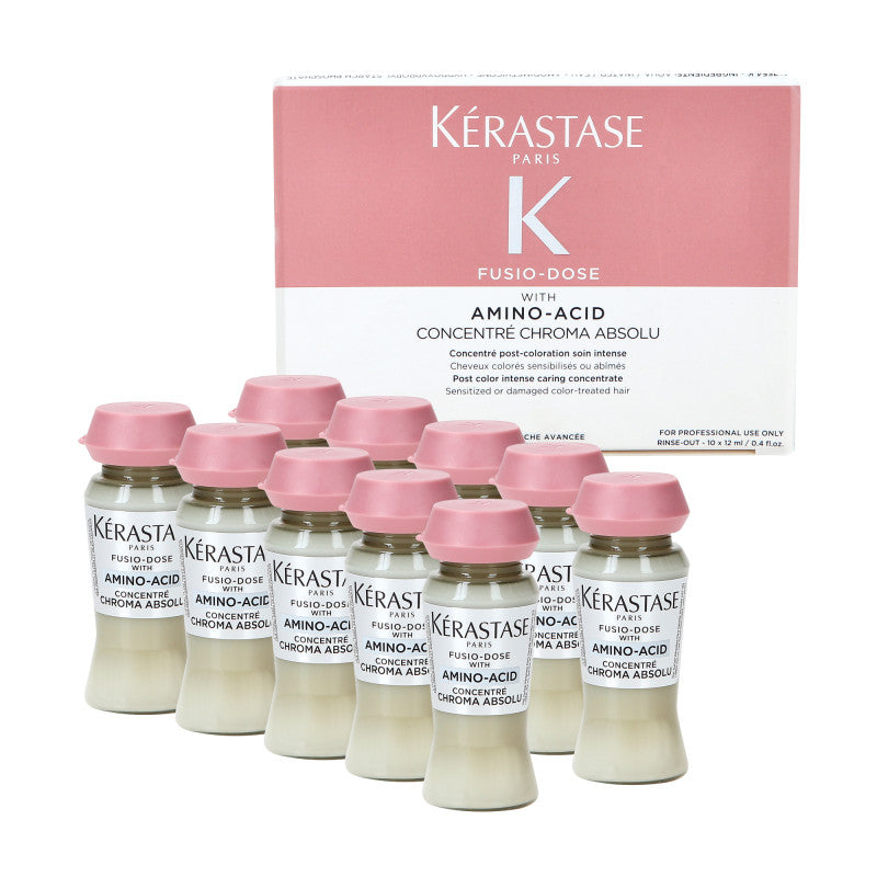 Kérastase KÉRASTASE CHROMA ABSOLU FUSIO-DOSE Intensywnie wzmacniające ampułki do włosów farbowanych 10 x 12 ml