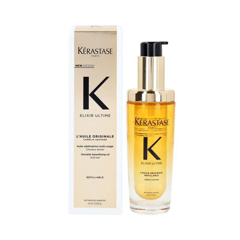 KÉRASTASE ELIXIR ULTIME ORIGINAL Olejek do włosów do wielokrotnego napełniania 75ml