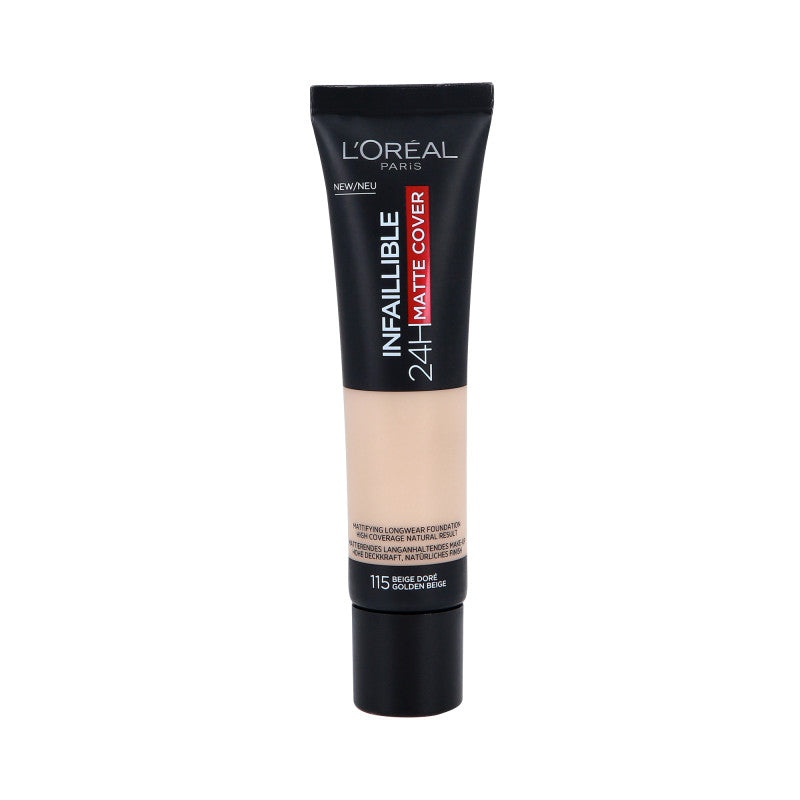 L'OREAL PARIS INFAILLIBLE 32H MATTE COVER Mattifying foundation SPF25 115 Golden Beige 30ml