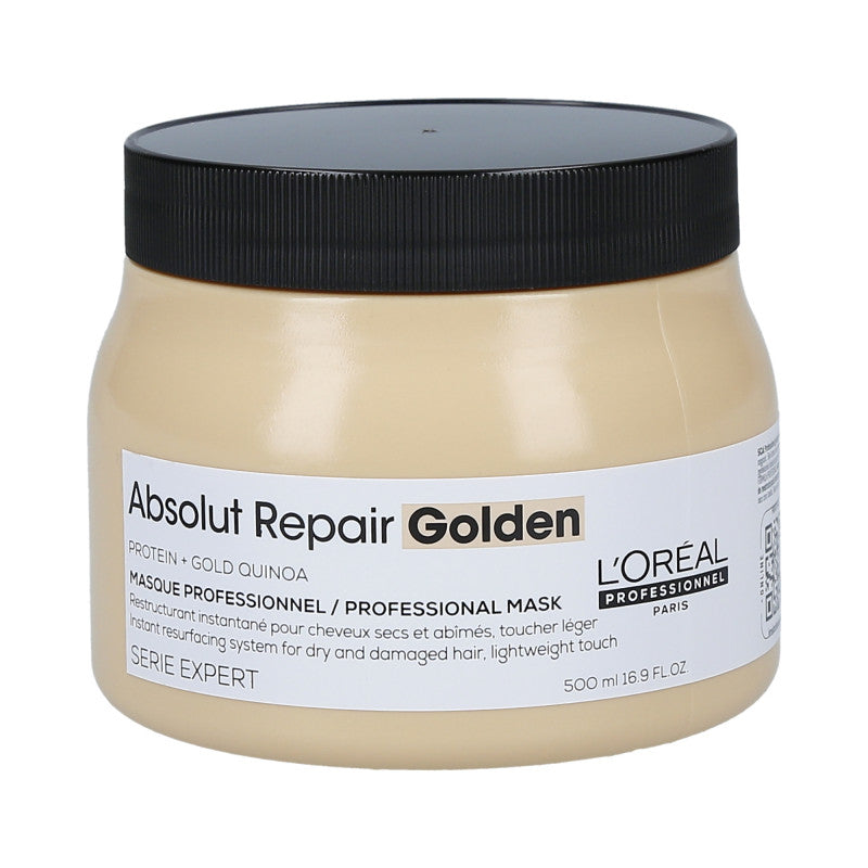 L'Oreal Professionnel L’OREAL PROFESSIONNEL ABSOLUT REPAIR GOLDEN Gold Quinoa + Protein Złota maska do włosów zniszczonych 500 ml