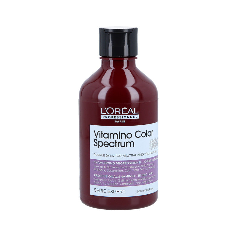 L’OREAL PROFESSIONNEL VITAMINO COLOR SPECTRUM Neutralizujący fioletowy szampon do włosów blond 300ml