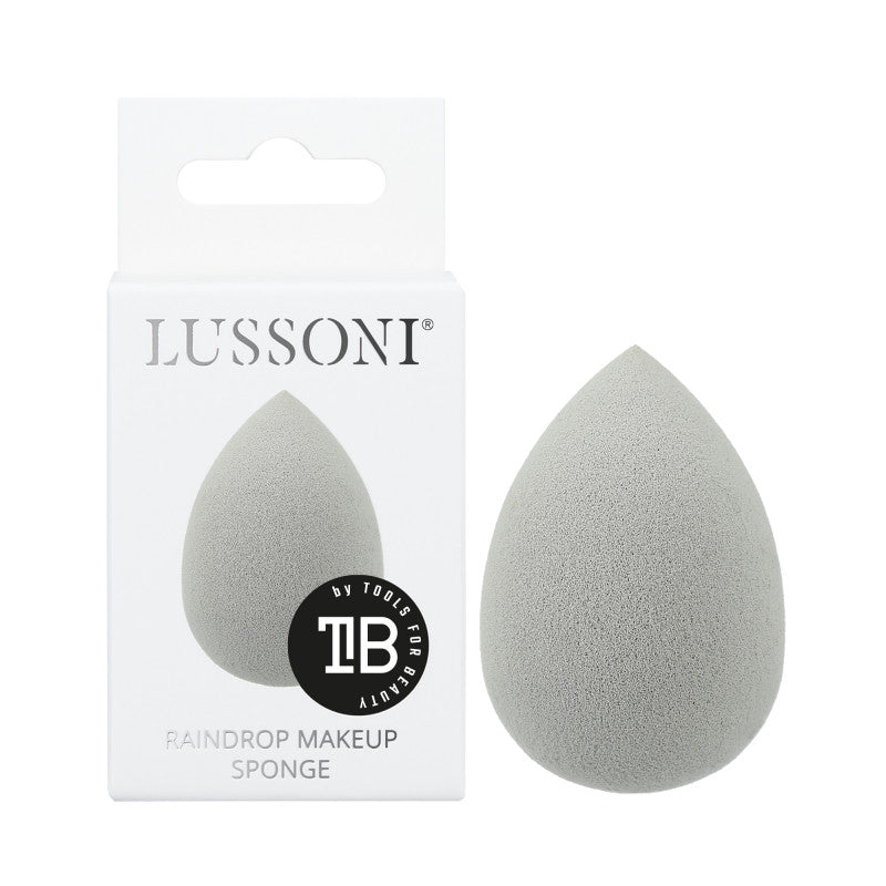LUSSONI Gąbka do makijażu, Raindrop, Szara