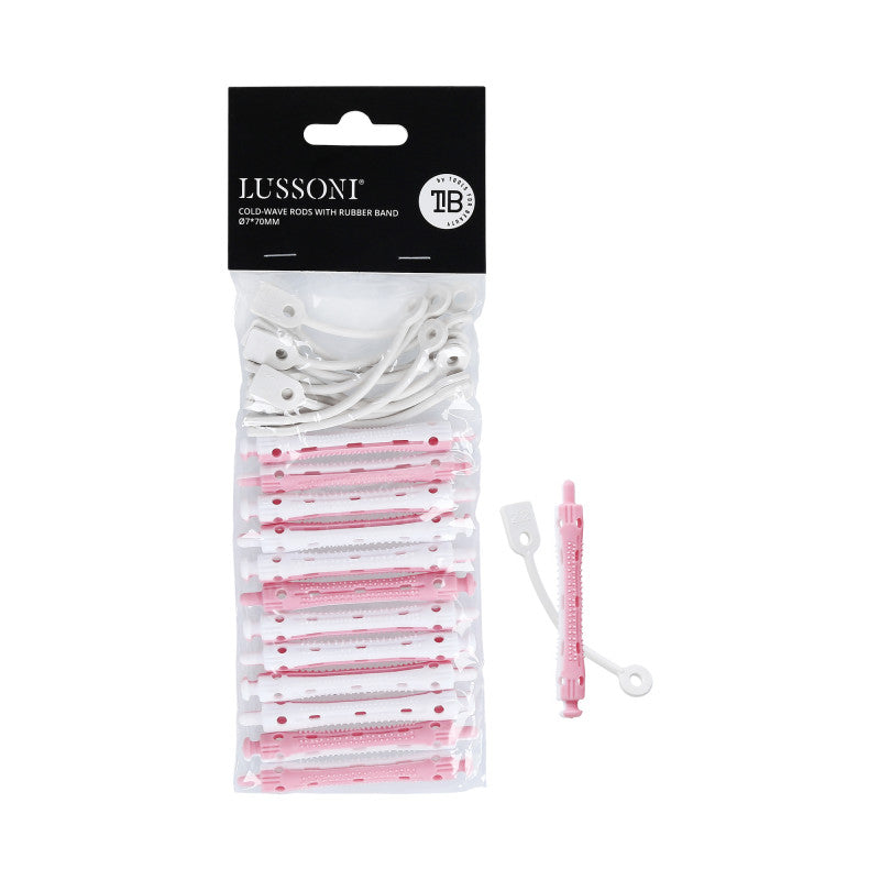 LUSSONI Bigodini per onde con elastico. Ø7*70mm. 12 pz.