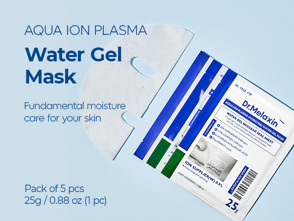 DR.MELAXIN AQUA ION LINE Hydratační gelová maska 5 x 25 g #3