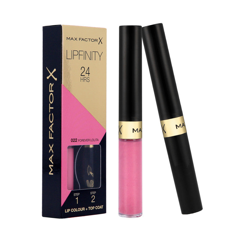 MAX FACTOR LIPFINITY Trwała pomadka do ust 2w1 022 Forever Lolita 2,3ml+1,9g
