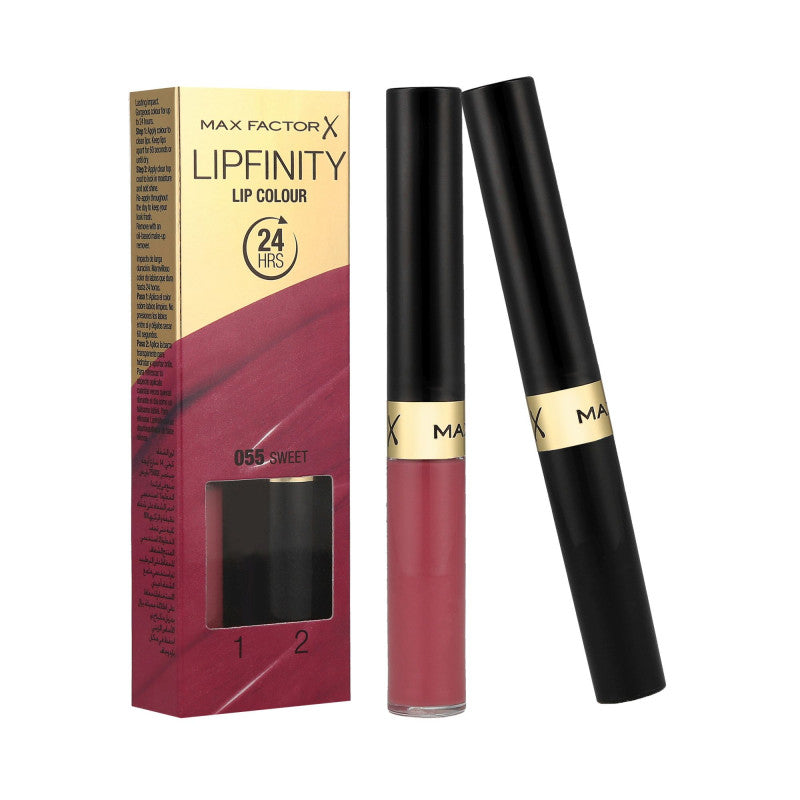 Max Factor MAX FACTOR LIPFINITY Trwała pomadka do ust 2w1 055 Sweet 2,3ml+1,9g — Składniki i ocena