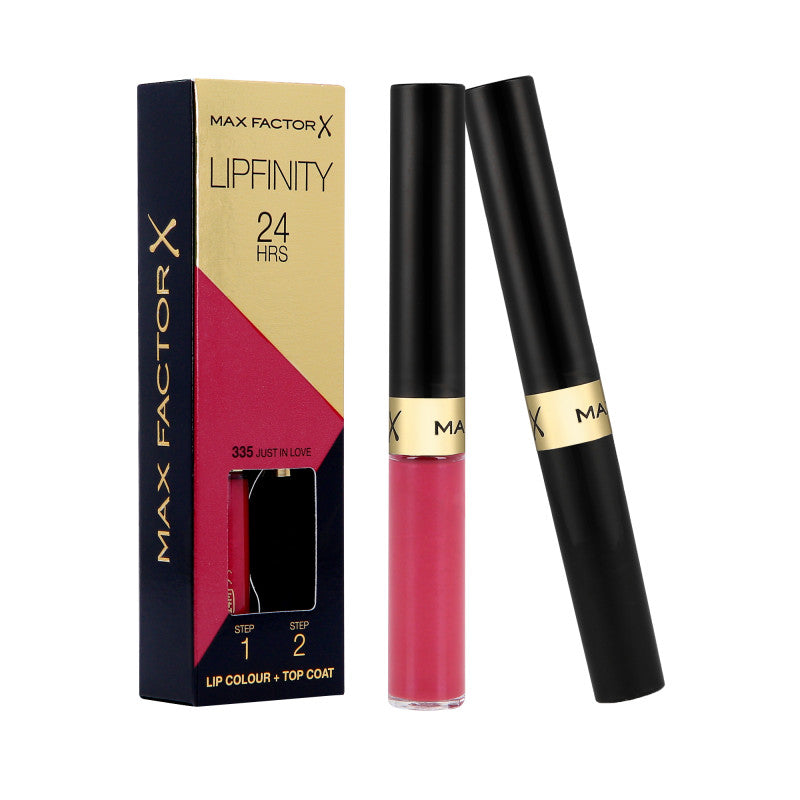MAX FACTOR LIPFINITY Trwała pomadka do ust 2w1 335 Just In Love 2,3ml+1,9g