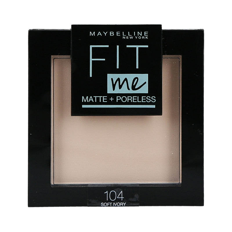 MAYBELLINE FIT ME Matte & Poreless Face powder 104 Soft Ivory 8,2g