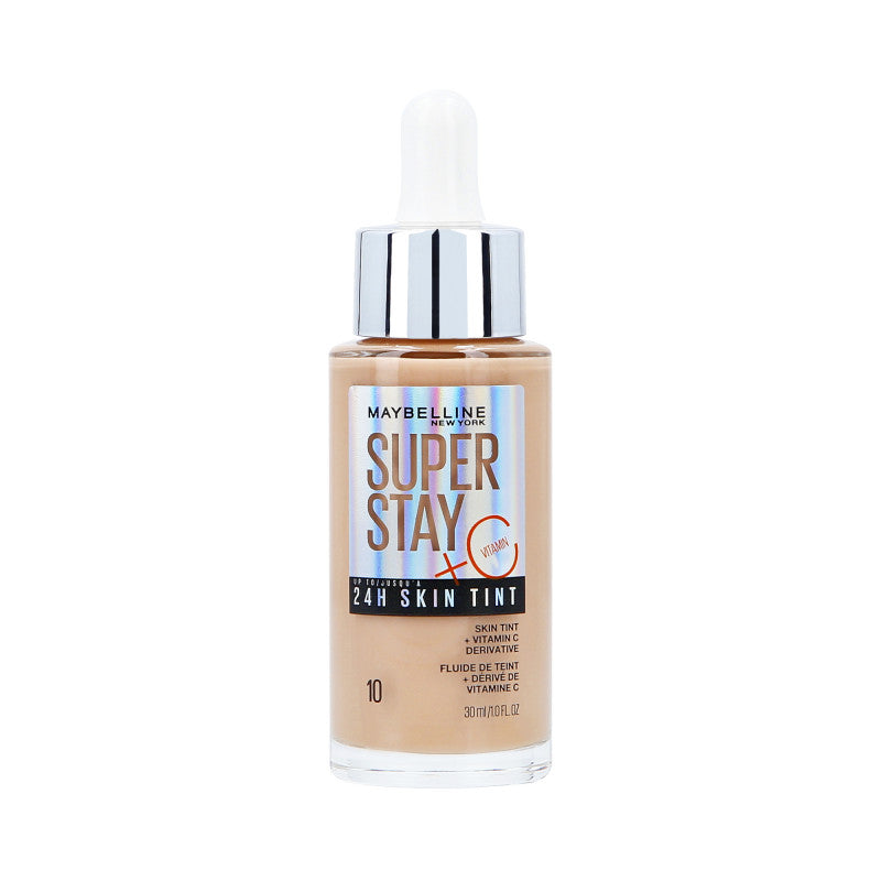 MAYBELLINE SUPER STAY 24H SKIN TINT Illuminating face foundation 10 30ml