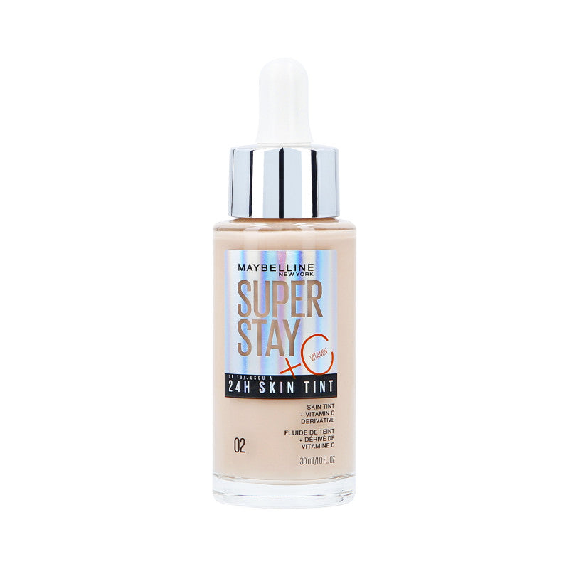 MAYBELLINE SUPER STAY 24H SKIN TINT Illuminating face foundation 2 30ml