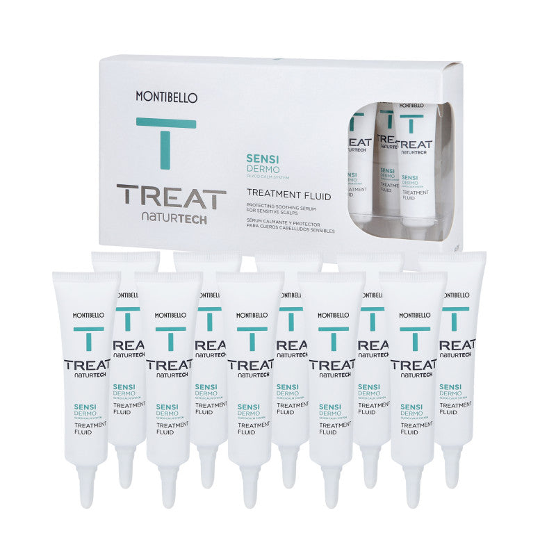 MONTIBELLO TREAT NATURTECH SENSI DERMO Ampułki do wrażliwej skóry głowy 10x12ml