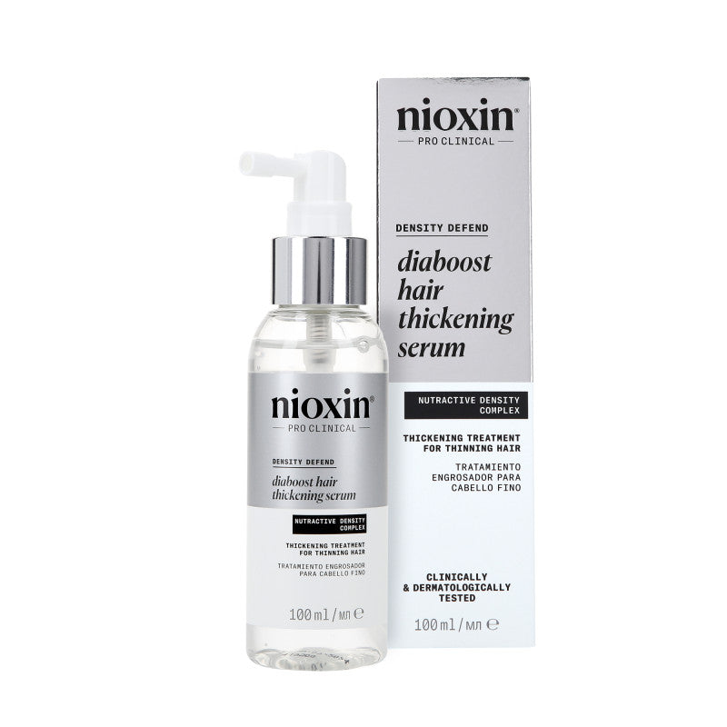 Nioxin NIOXIN PRO CLINICAL DENSITY DEFENED DIABOOST Wzmacniająca kuracja pogrubiająca włosy 100 ml — Składniki i ocena