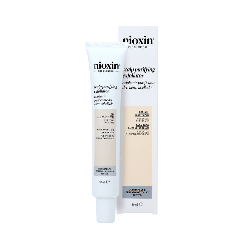 Nioxin NIOXIN PRO CLINICAL SCALP PURIFYING EXFOLIATOR Peeling do skóry głowy 50 ml — Składniki i ocena