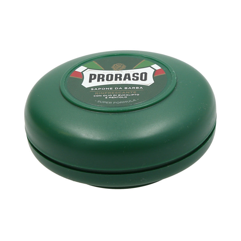 PROSASO GREEN LINE Mydło do golenia z eukaliptusem i mentolem w tygielku 75ml