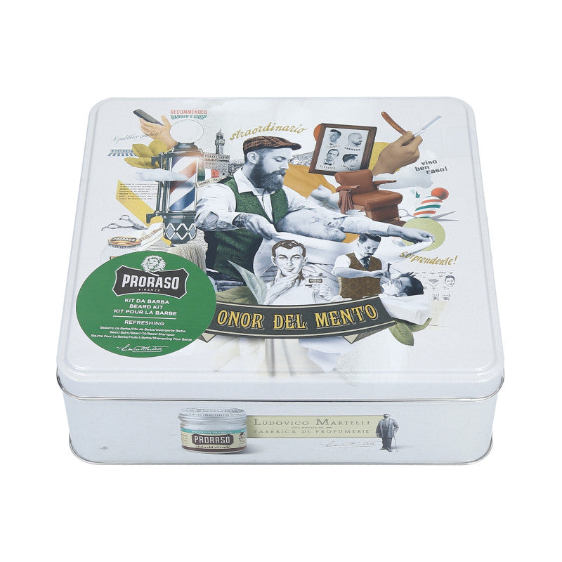 PRORASO GREEN Zestaw kosmetyków do pielęgnacji brody