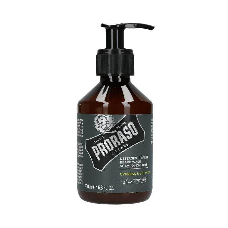 PRORASO SINGLE BLADE Cypress&Vetyver Szampon do brody 200ml