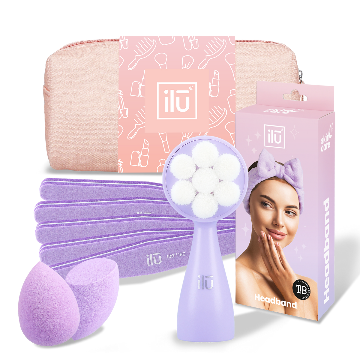 ilū PURPLE HARMONY Zestaw akcesoriów – Twój beauty niezbędnik