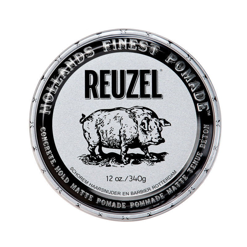 Reuzel REUZEL SILVER CONCRETE HOLD MATTE Mocna matt Haarpomade 340 g
