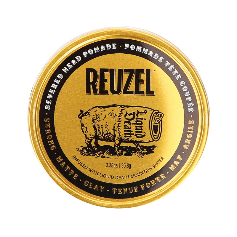Reuzel REUZEL X LIQUID DEATH SEVERD HEAD Matowa glinka do włosów 95,8 g — Składniki i ocena