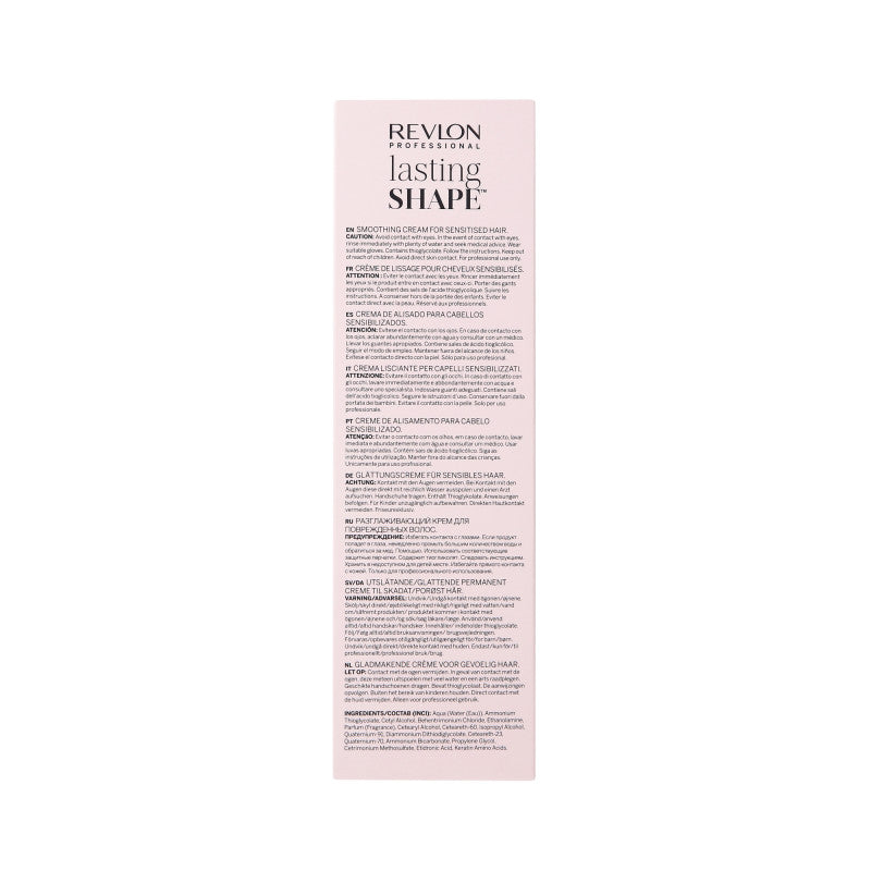 Revlon Professional Lastig Shape Smoothing Cream – Glättungscreme Für Sensibles Haar, 250 Ml