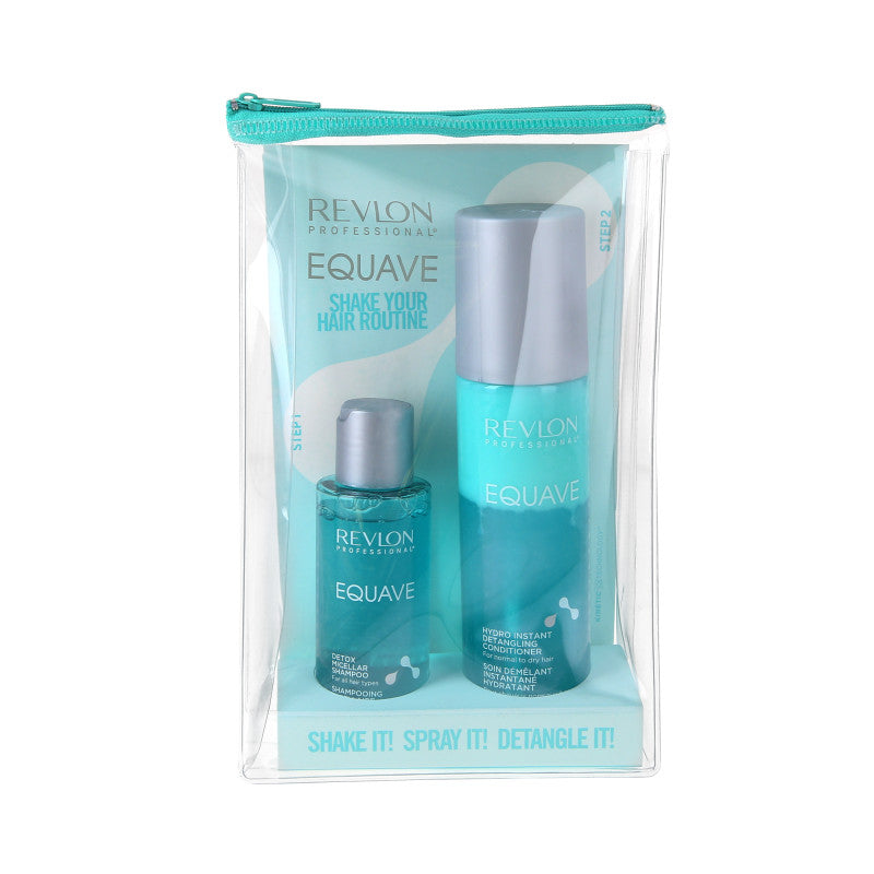 Revlon Professional REVLON PROFESSIONAL  EQUAVE HYDRO Zestaw szampon micelarny 100 ml + dwufazowa odżywka do włosów 200 ml