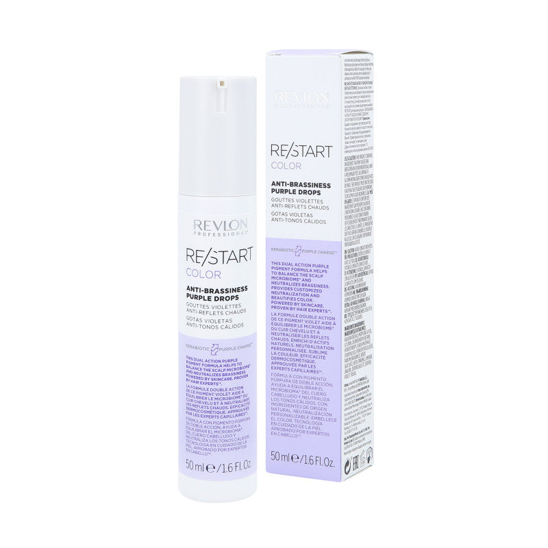 Revlon Professional REVLON PROFESSIONAL RE/START COLOR ANTI-BRASSINESS Krople chroniące włosy blond i neutralizujące żółte tony 50 ml — Inhaltsstoffe i ocena
