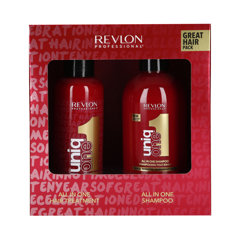 REVLON UNIQ SIE Set für alle Haartypen Maske 150ml + Shampoo 230ml