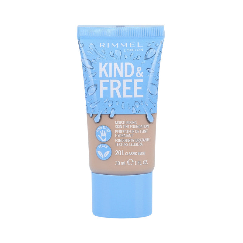 RIMMEL Vegan moisturizing foundation 201 Classic Beige 30ml
