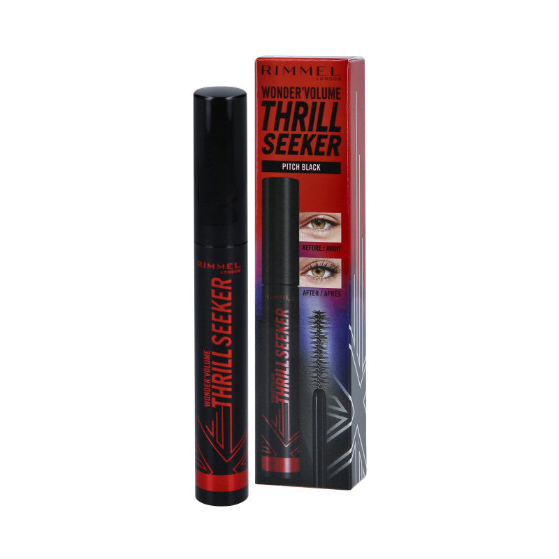 RIMMEL VOLUME THRILL SEEKER Pitch Black Mascara 8ml
