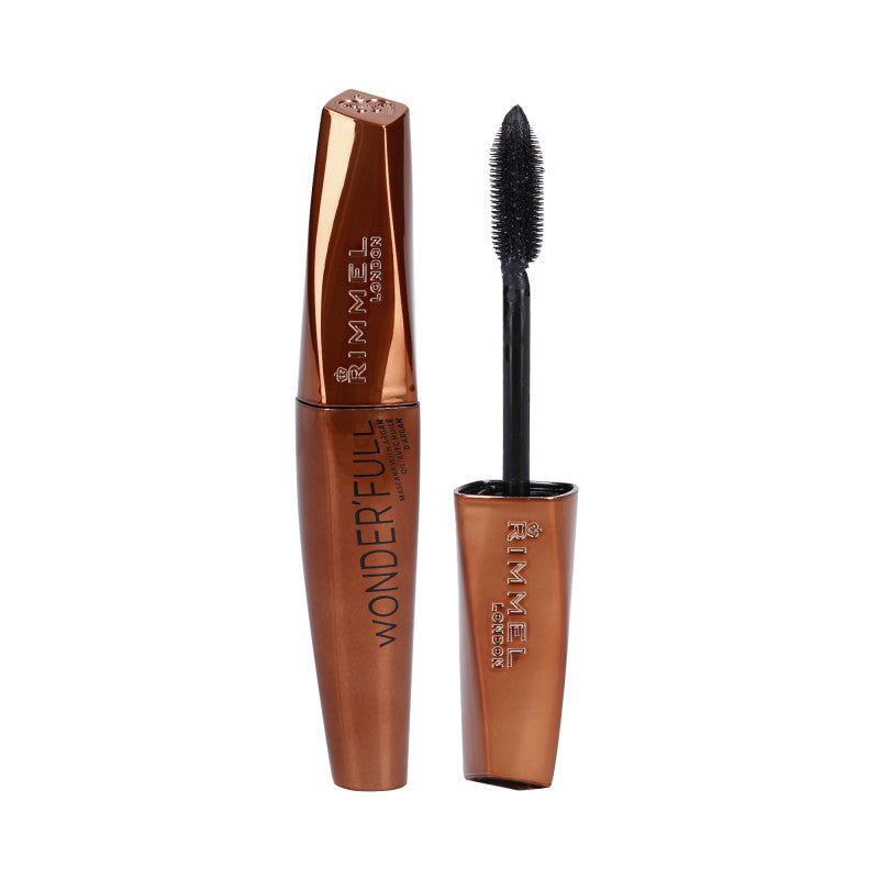 RIMMEL WONDER`FULL Tusz do rzęs z olejkiem arganowym 001 Black 11ml