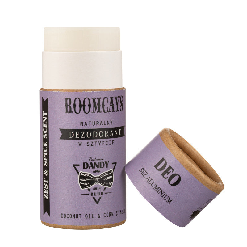 ROOMCAYS DANDY Wegański dezodorant w sztyfcie Zest & Spice 65 ml