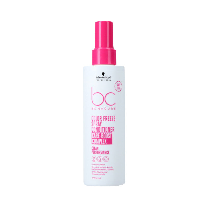 SCHWARZKOPF PROFESSIONAL BC COLOR FREEZE Dwufazowa odżywka w sprayu do włosów farbowanych 200ml