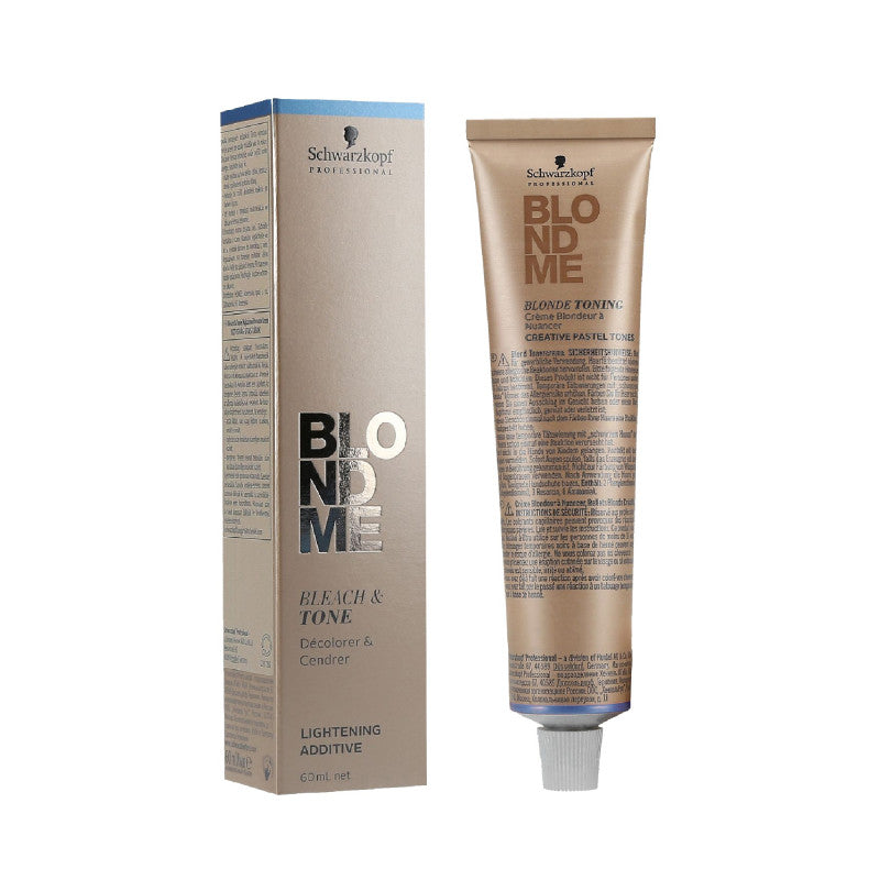 SCHWARZKOPF PROFESSIONAL BLONDME Bleach&Tone Krem tonujący i rozjaśniający do włosów blond 60ml