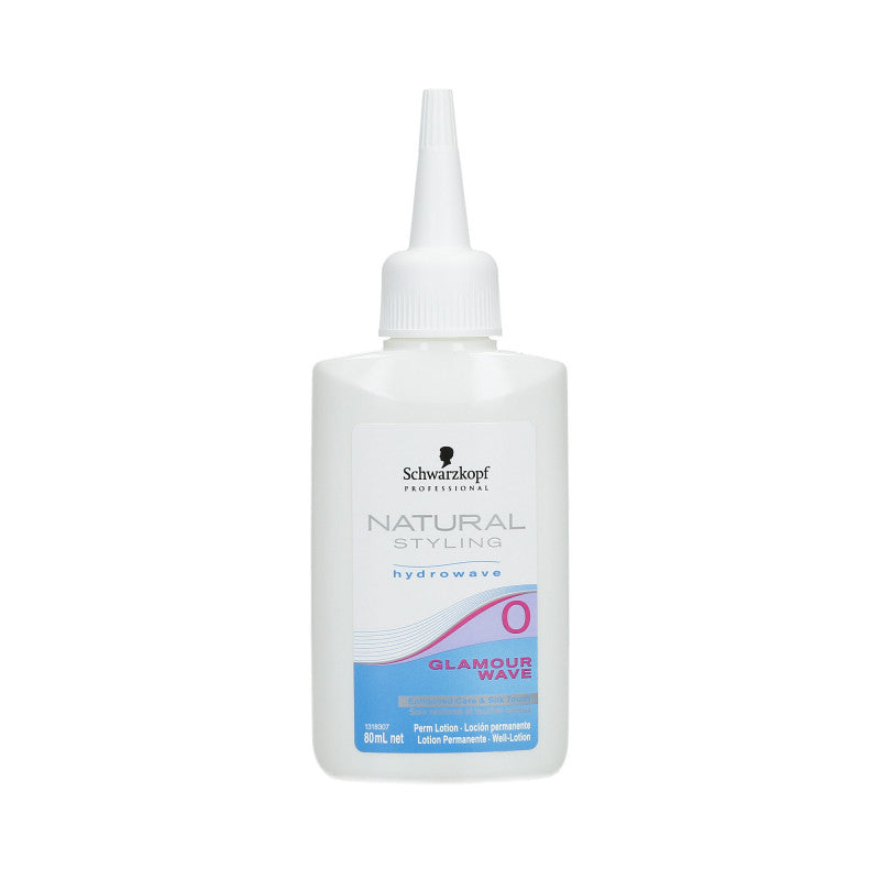 SCHWARZKOPF PROFESSIONAL NATURAL STYLING Glamour Wave 0 Płyn do trwałej ondulacji 80ml