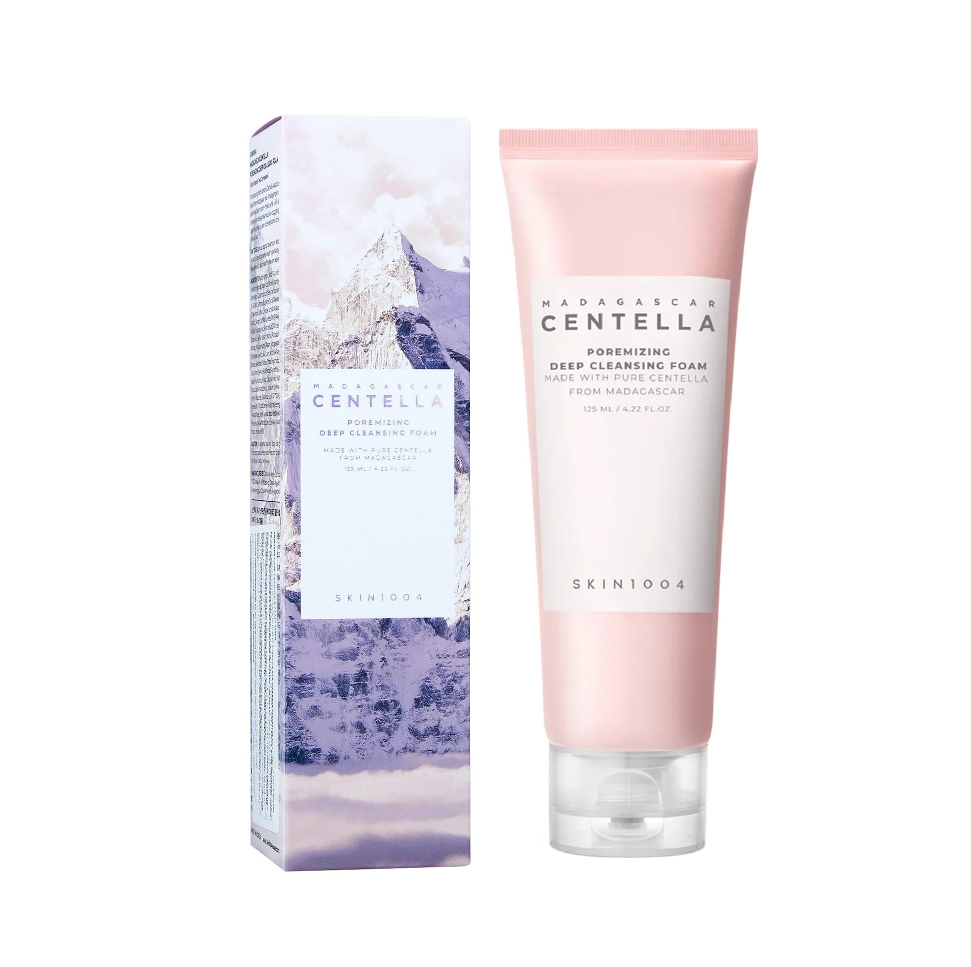 SKIN1004 MADAGASCAR CENTELLA POREMIZING DEEP CLEANSING FOAM Oczyszczająca pianka do twarzy 125 ml