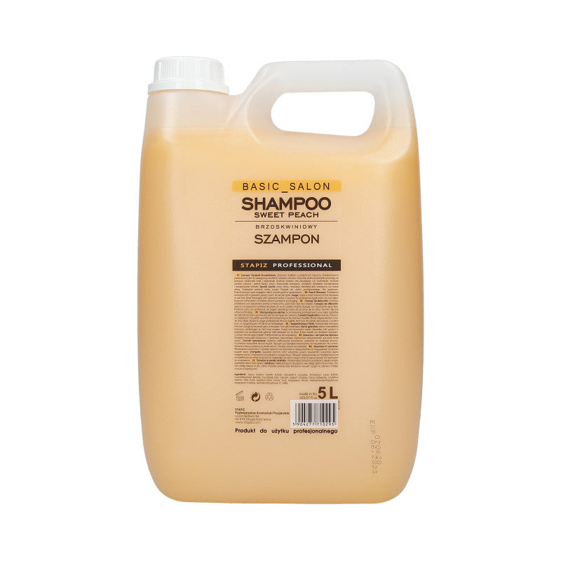 Stapiz STAPIZ PROFESSIONAL BASIC SALON Sweet Peach Szampon brzoskwiniowy 5000 ml — Składniki i ocena