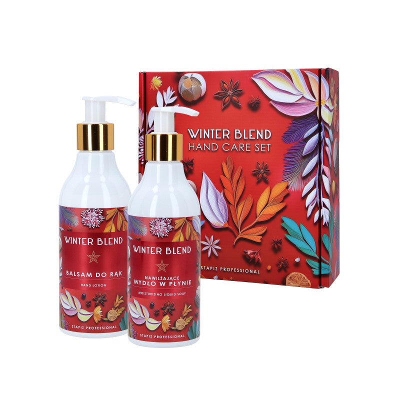 STAPIZ WINTER BLEND Hand care set, liquid soap and balm 2x230ml