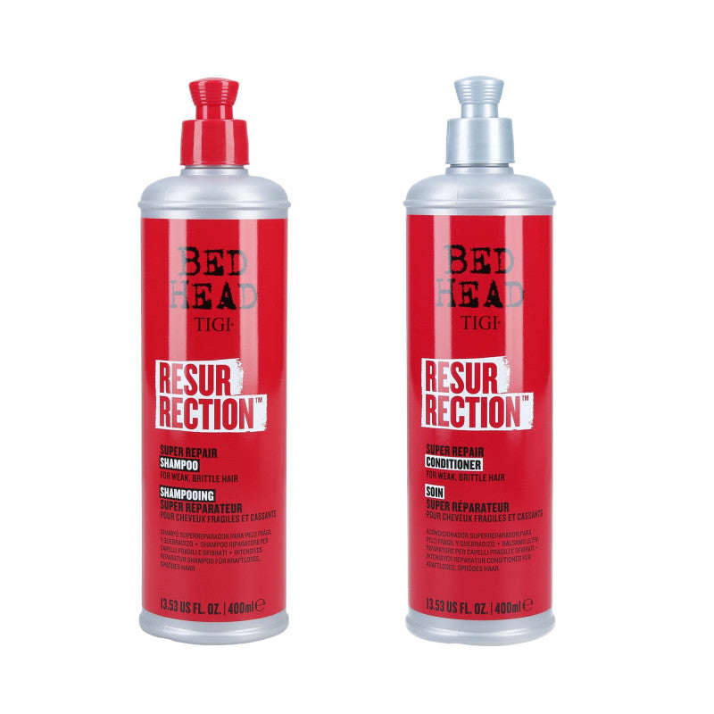 TIGI BED HEAD RESURRECTION Set für geschwächtes Haar Shampoo 400ml + Conditioner 400ml