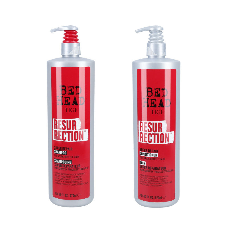 TIGI BED HEAD RESURRECTION Set für geschwächtes Haar Shampoo 970ml + Conditioner 970ml
