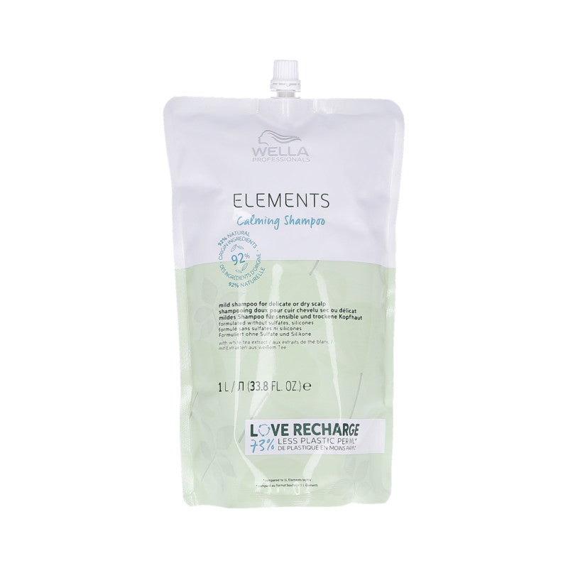 Wella Professionals WELLA PROFESSIONALS ELEMENTS Łagodny szampon do włosów Saszetka 1000 ml — Składniki i ocena