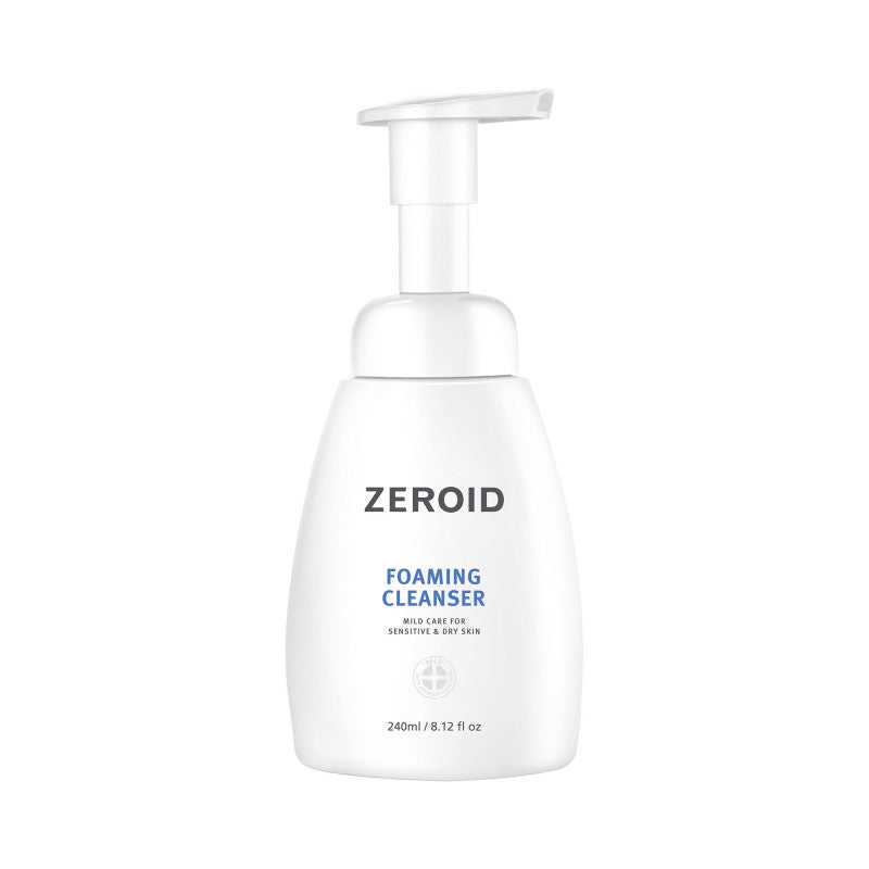 ZEROID Hypoallergenic Cleansing Foam for Dry and Sensitive Skin 240ml